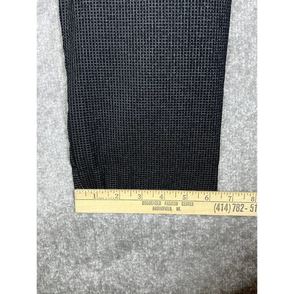 Hilary‎ Radley Stretch Pull On Pants Womens Size Large Black Mini Check Pockets - Picture 9 of 9